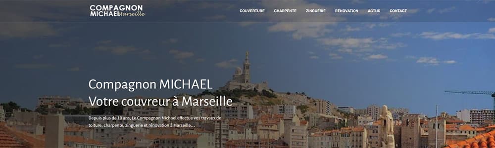 Création du site web Compagnon Michael Marseille