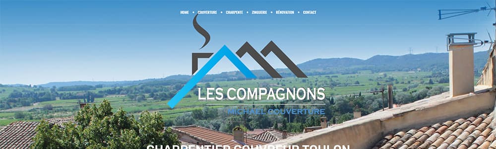 Création du site Les Compagnons Michael Couverture