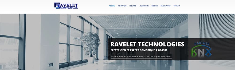 Création du site Ravelet Technologies