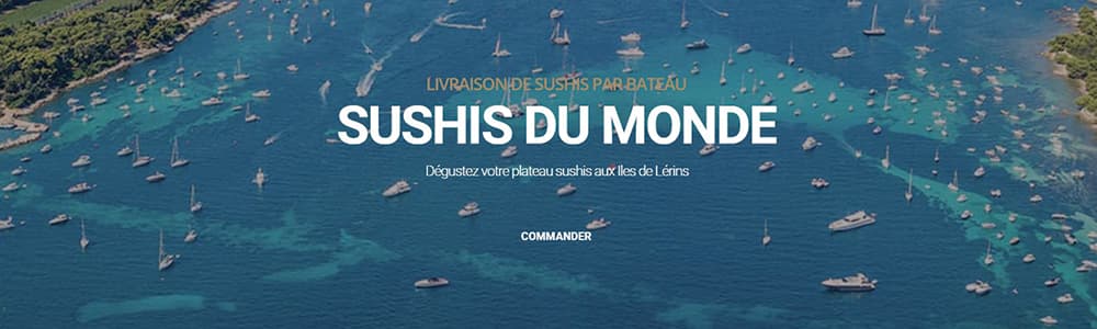 Création du site internet Sushis du Monde
